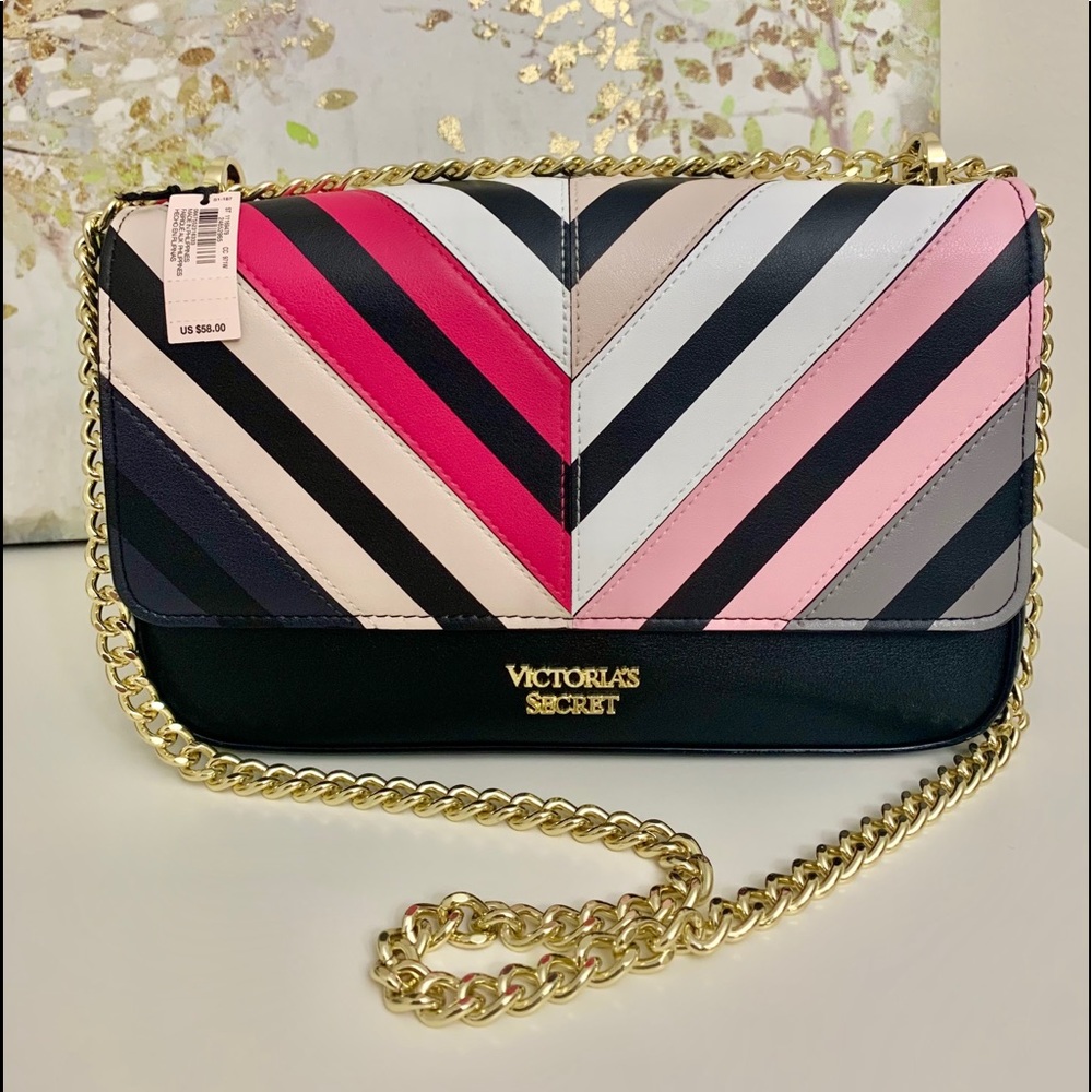 Victorias Secret Chevron Shoulder Bag
